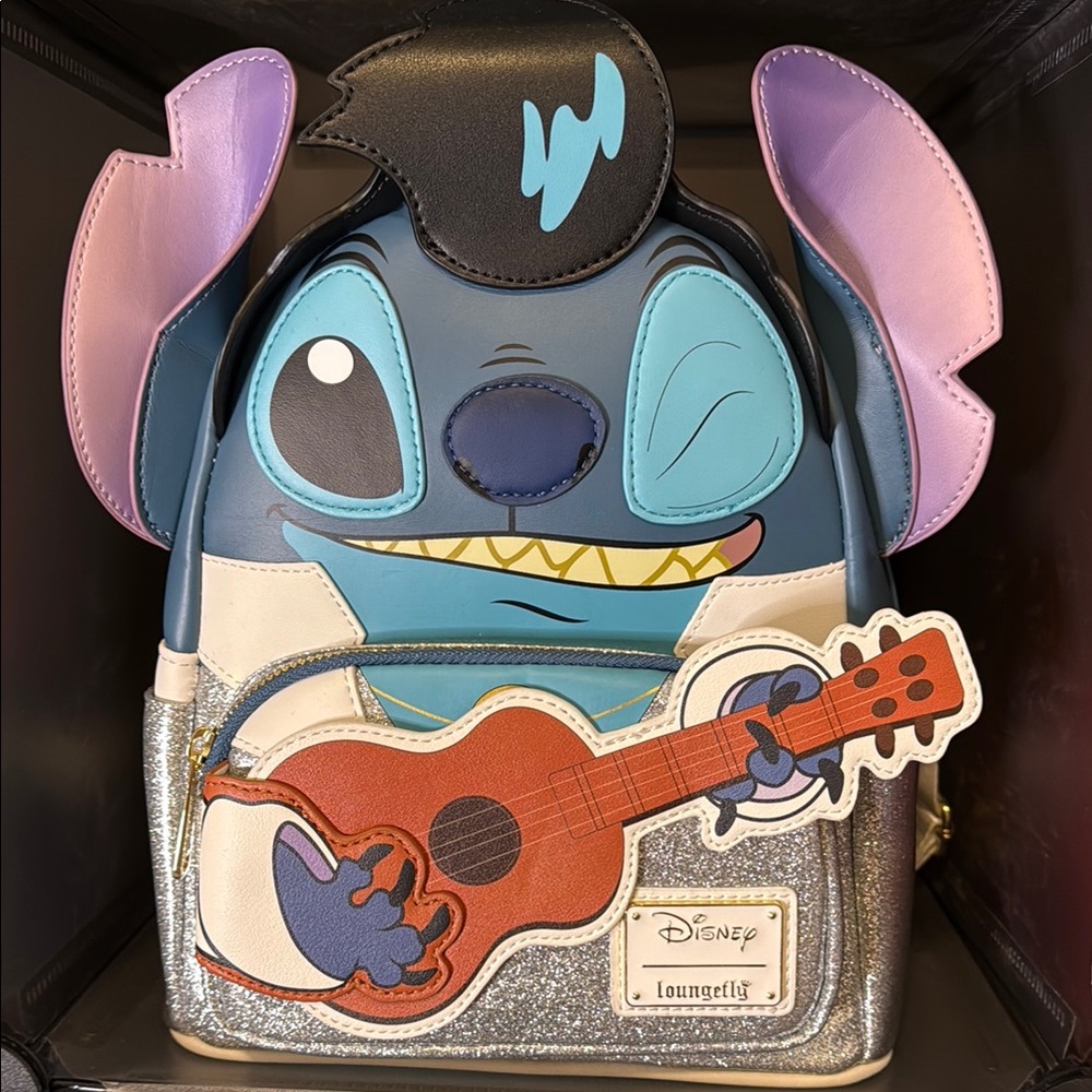 Disney Loungefly Elvis Stitch Mini Backpack